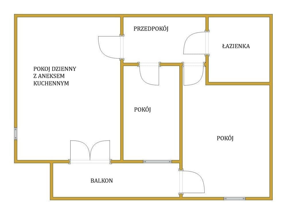 3 pokoje Węglinek, balkon, piwnica - zdjęcie 2