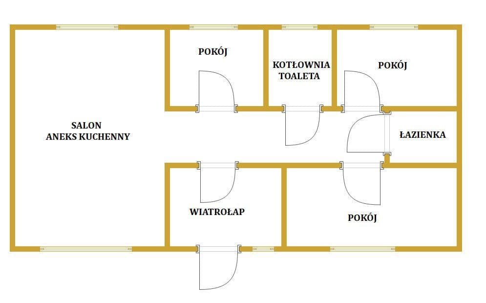 Wolnostąjcy, parterowy dom w Mariance k Niedrzwicy - zdjęcie 8