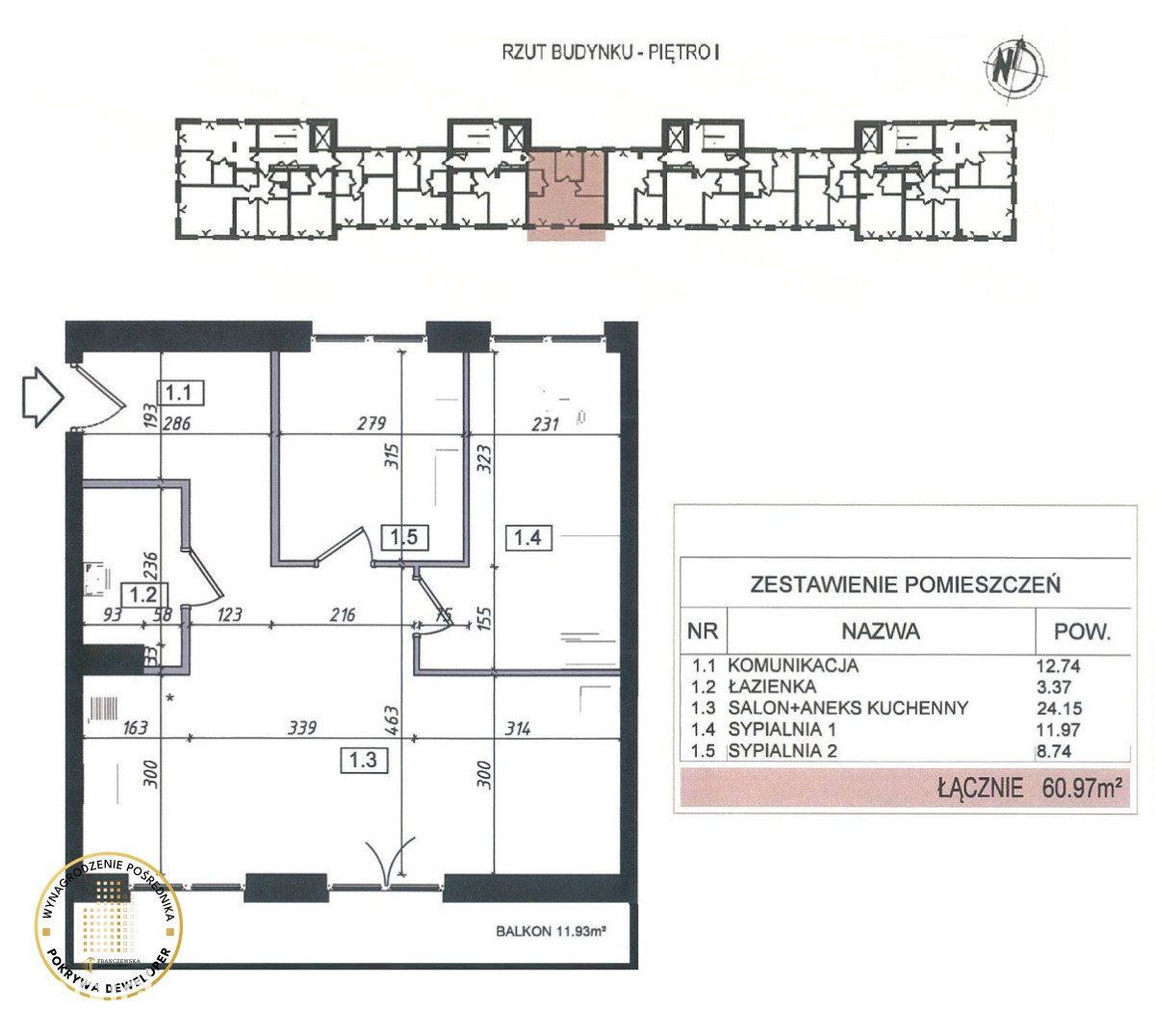 3 pokojowe mieszkania 60,97m2 Felin Urbanowicza - zdjęcie 2