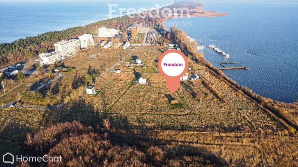 Mielno Marina – uzbrojona działka przy plaży