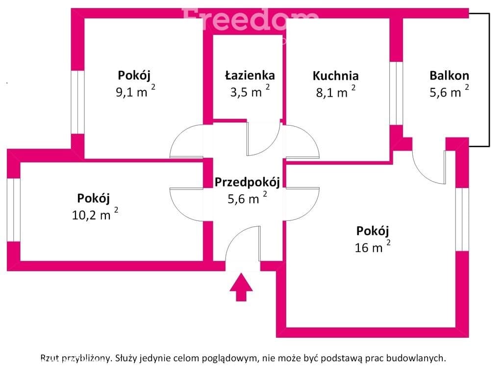 bezczynszowe mieszkanie ul. Straszewska w Wągrowcu