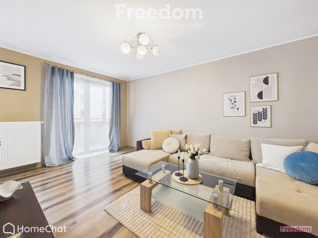 Słoneczne 2 pokoje 49 m², balkon, blisko centrum