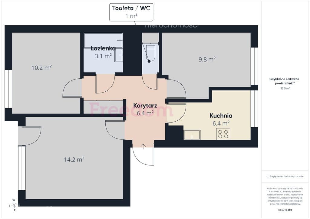 3 pokoje | 54 m² | Ustronie | Sandomierska -Radom