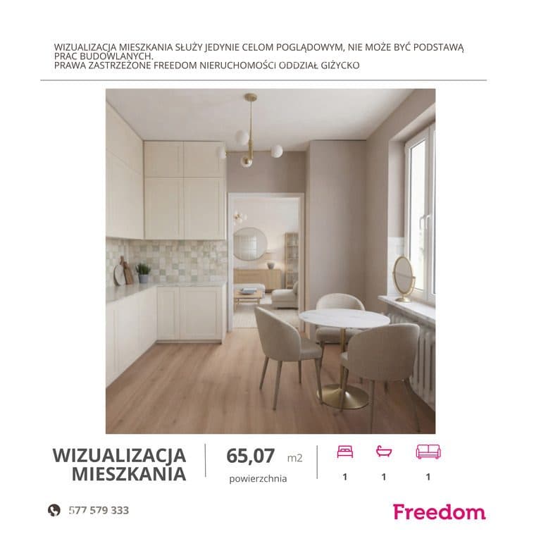 Mieszkanie 65,07 m² z ogrodem | ul. Kościuszki - zdjęcie 7