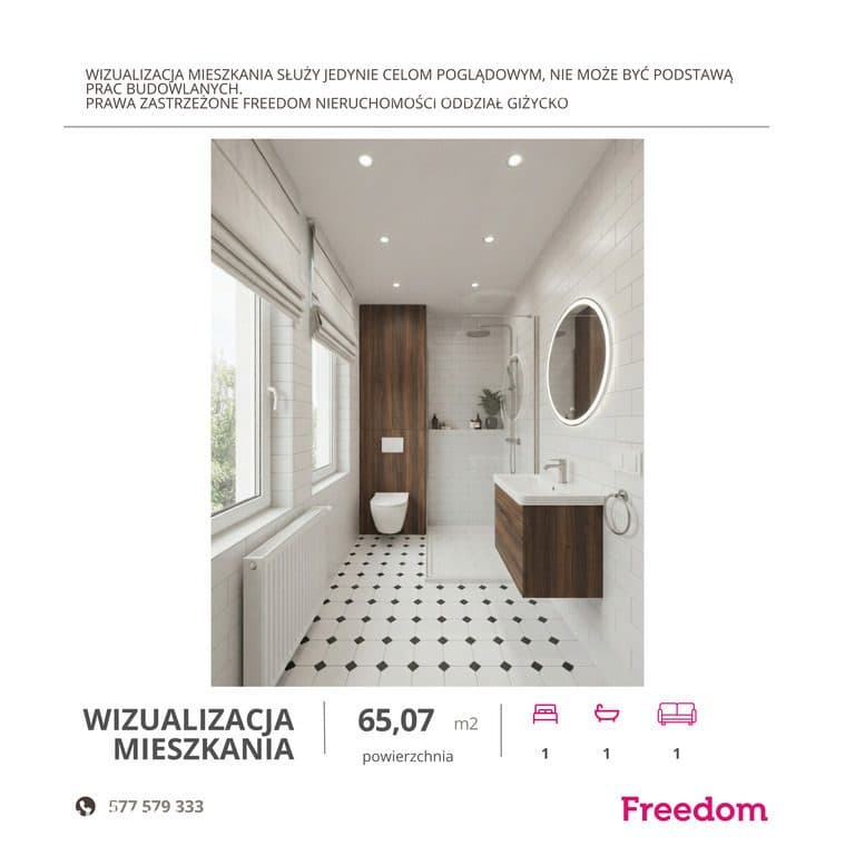 Mieszkanie 65,07 m² z ogrodem | ul. Kościuszki - zdjęcie 5