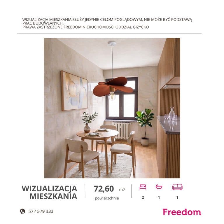3-pokojowe mieszkanie 72,6 m² | ul. Konarskiego - zdjęcie 6