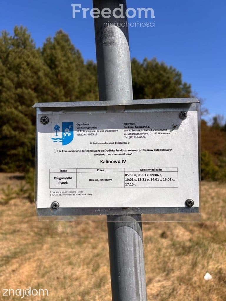 Działki w Kalinowie, Gmina Długosiodło - zdjęcie 9