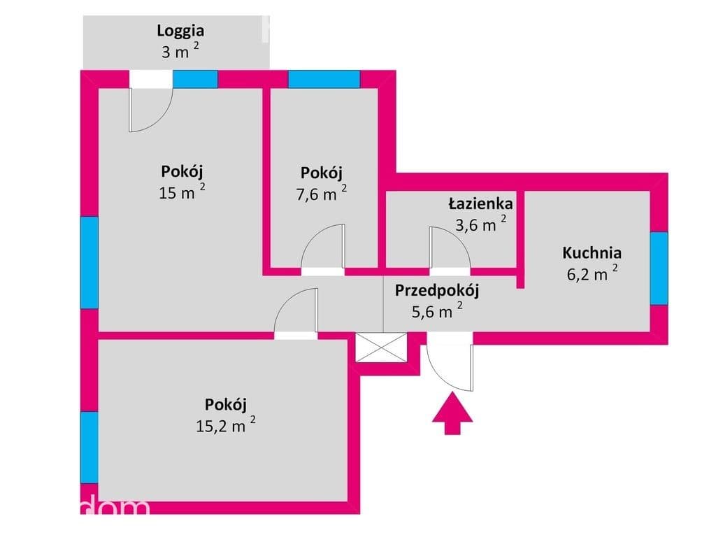 3 pokoje w pobliżu Politechniki Rzeszowskiej - zdjęcie 11