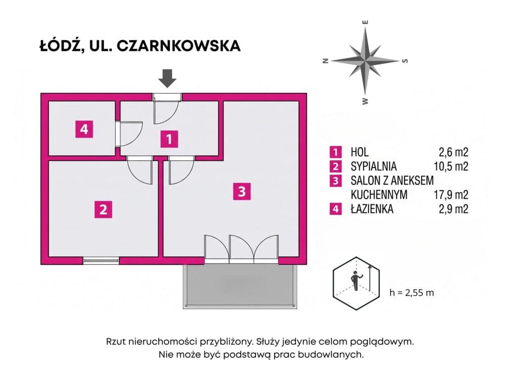 Wynajmę ładne mieszkanie obok Manufaktury - zdjęcie 9