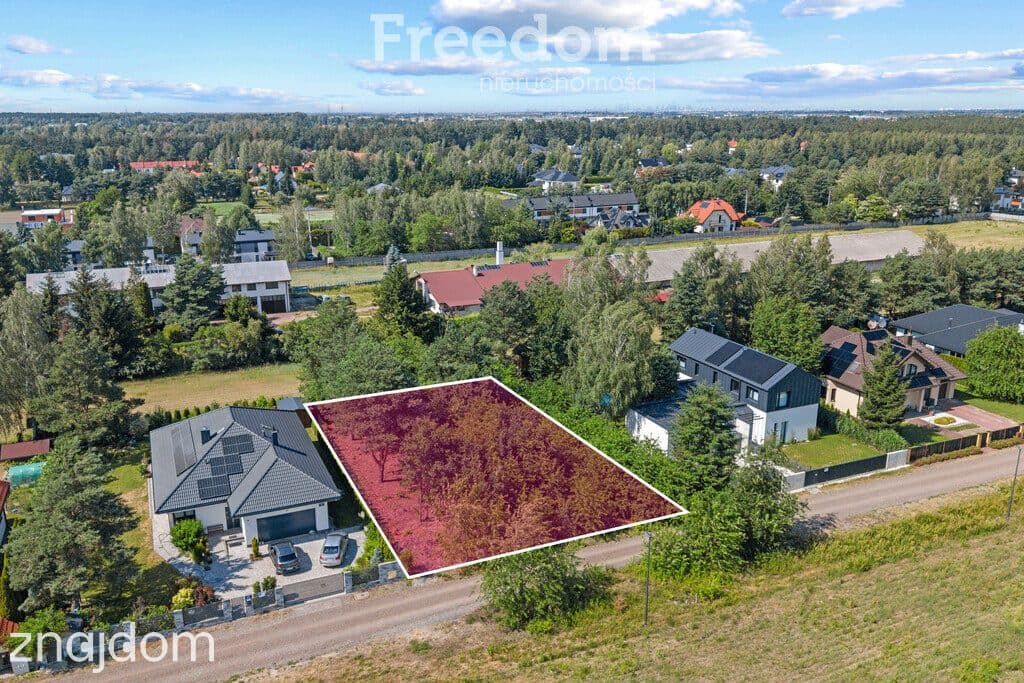 1018 m² pod dom – Bobrowiec, media w drodze