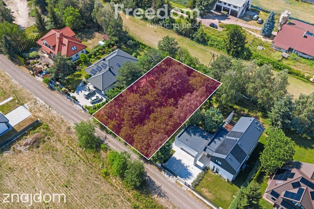 1018 m² pod dom – Bobrowiec, media w drodze - zdjęcie 2