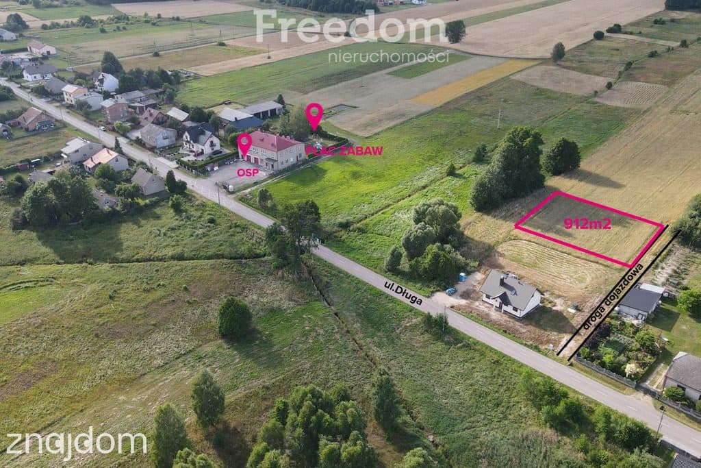 Działka budowlana 912 m² | na sprzedaż