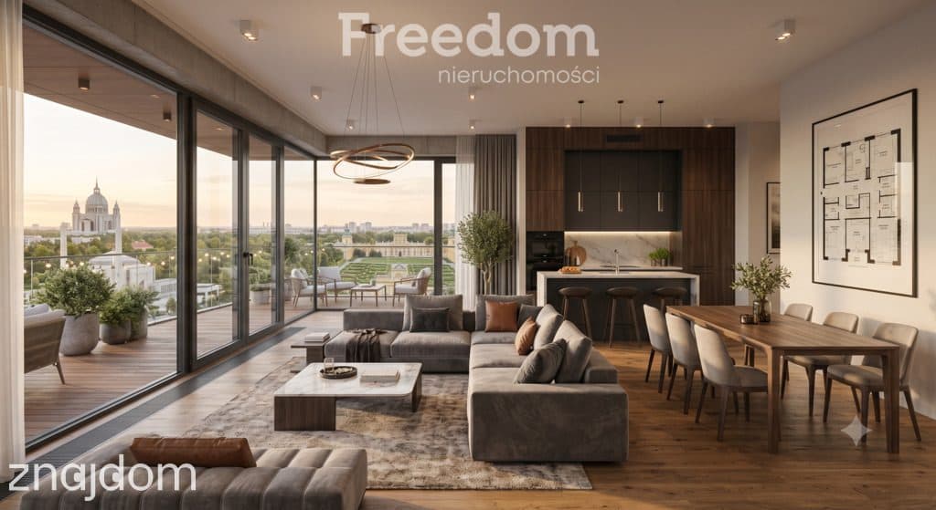 Penthouse 147 m² z tarasem i widokiem