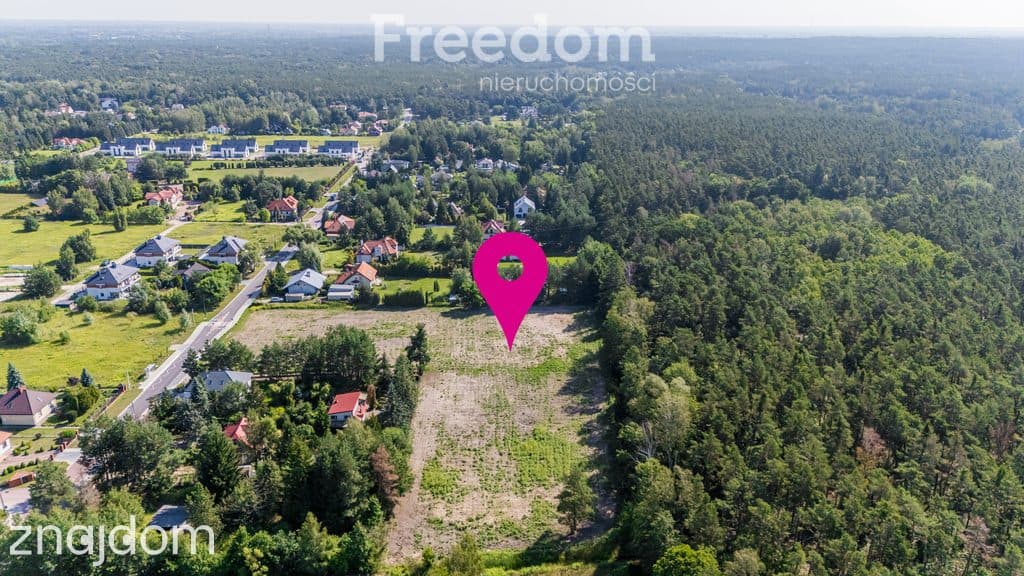 Działka budowlana 2000m² przy lesie Jastrzębie