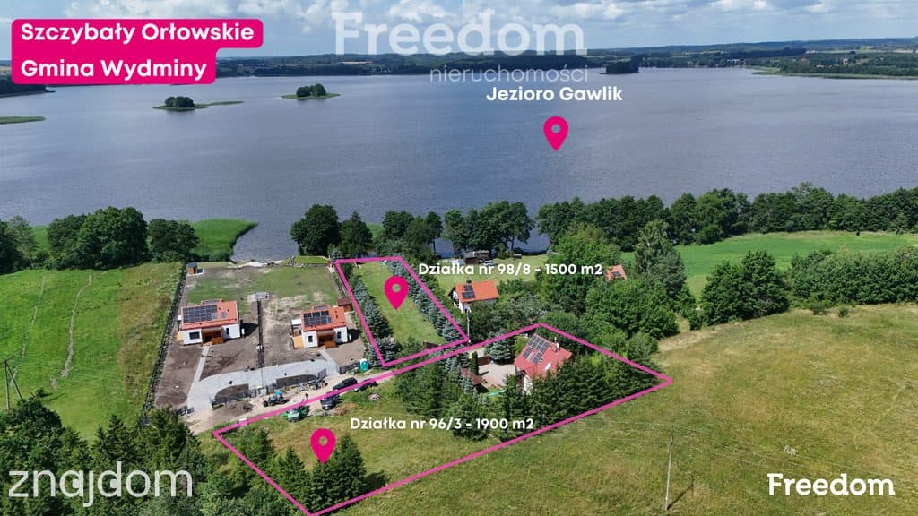 Dom z Linią brzegową jeziora Gawlik