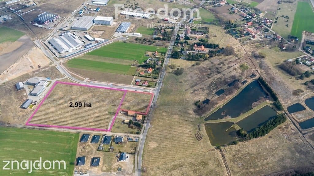 Działka przemysłowo-inwestycyjna o pow. 29 900 m²