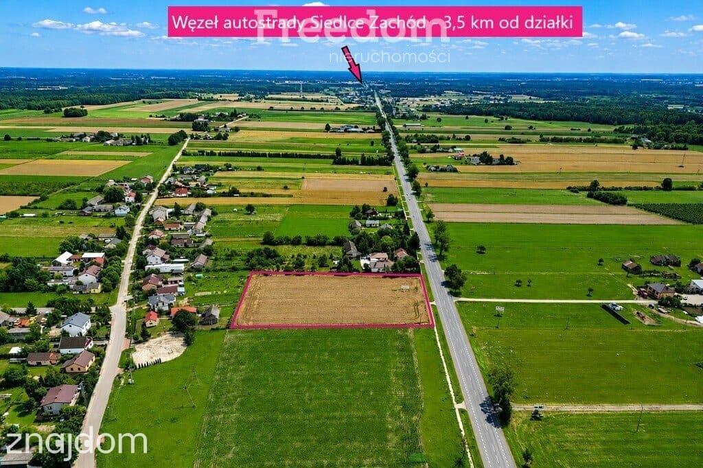 Działka inwestycyjna przy DK92 | MPZP | A2 3,5 km - zdjęcie 2