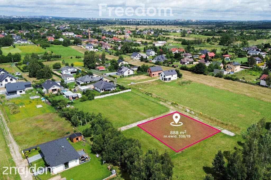 Działka budowlana 888 m² - zdjęcie 3
