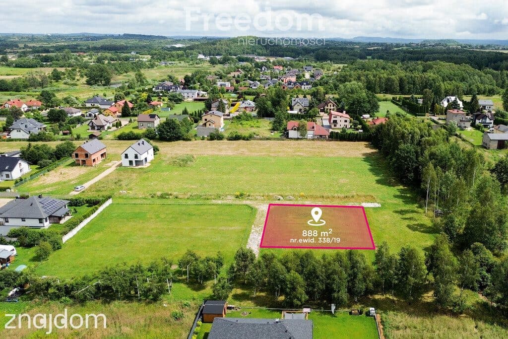 Działka budowlana 888 m² - zdjęcie 5