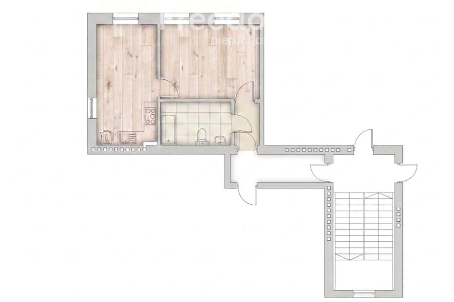 Mieszkanie 39,58 m² w rewitalizowanej kamienicy - zdjęcie 4