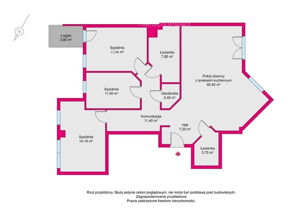 4 pokoje | 112 m² | Metro Dworzec Gdański - zdjęcie 16