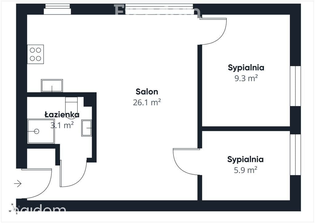Ciche mieszkanie - po remoncie, blisko centrum. - zdjęcie 2