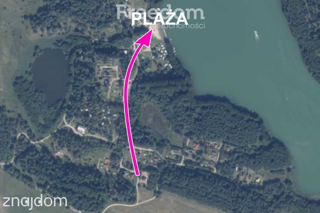 Działka 400 m od jeziora - plaży, przystani - zdjęcie 11