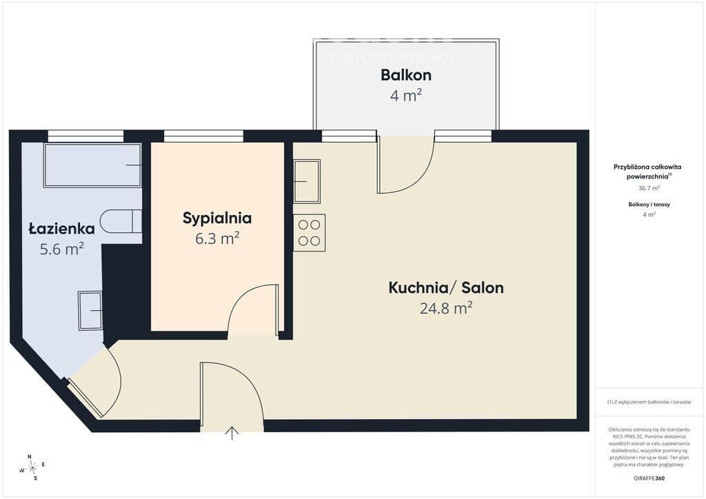 2 pokoje, balkon, niskie opłaty, Kokoszki - zdjęcie 13