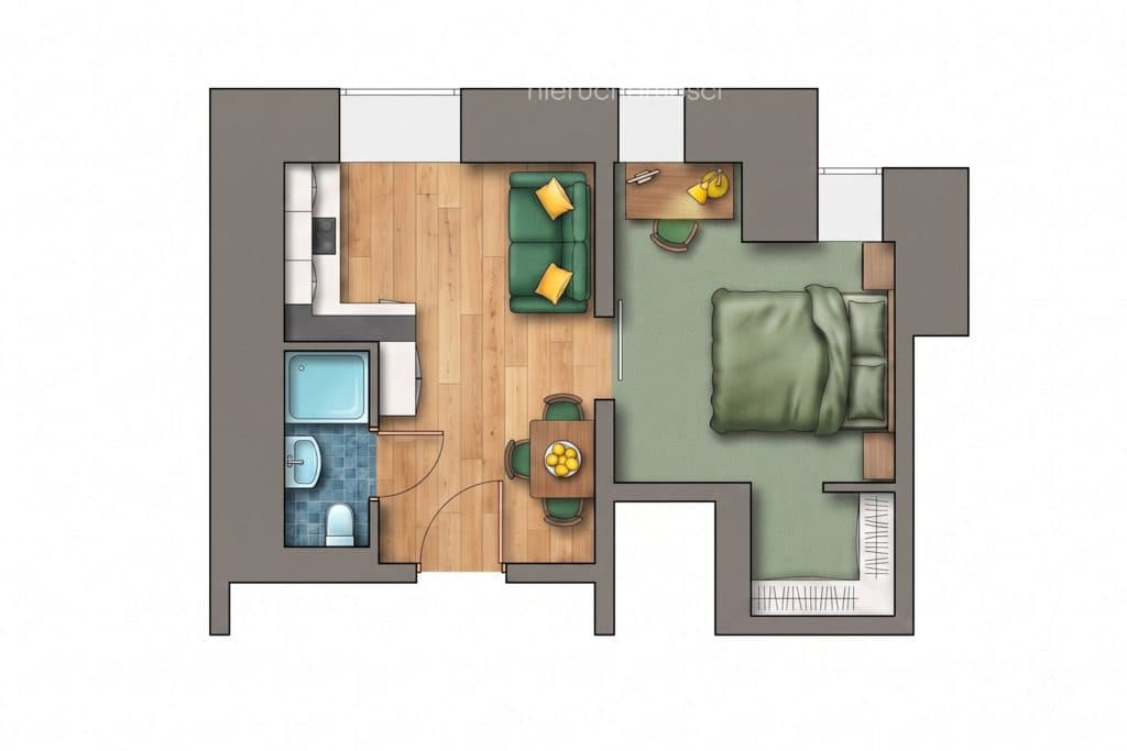 Kawalerka 25,69 m² w rewitalizowanej kamienicy - zdjęcie 4