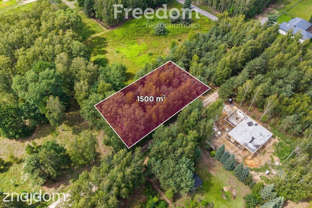 Działka budowlana 1500 m² – Makówka