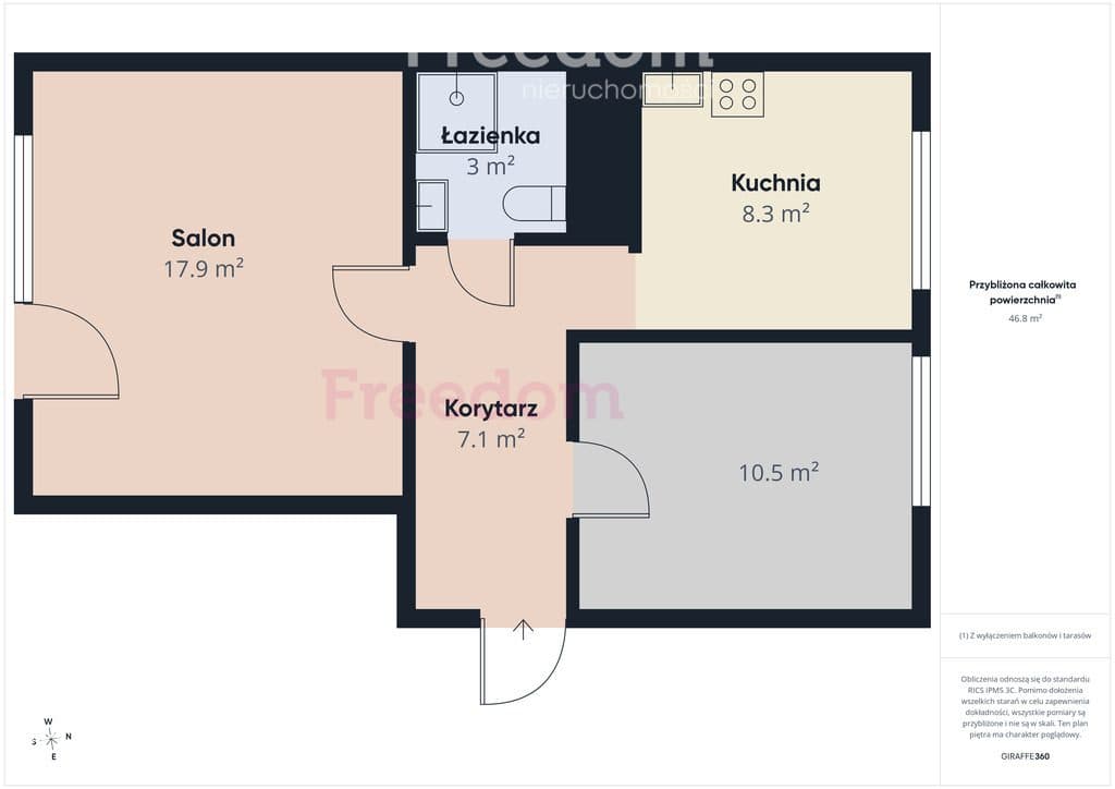 Ustawne 2-pokojowe 48,65  m2 na parterze - zdjęcie 2