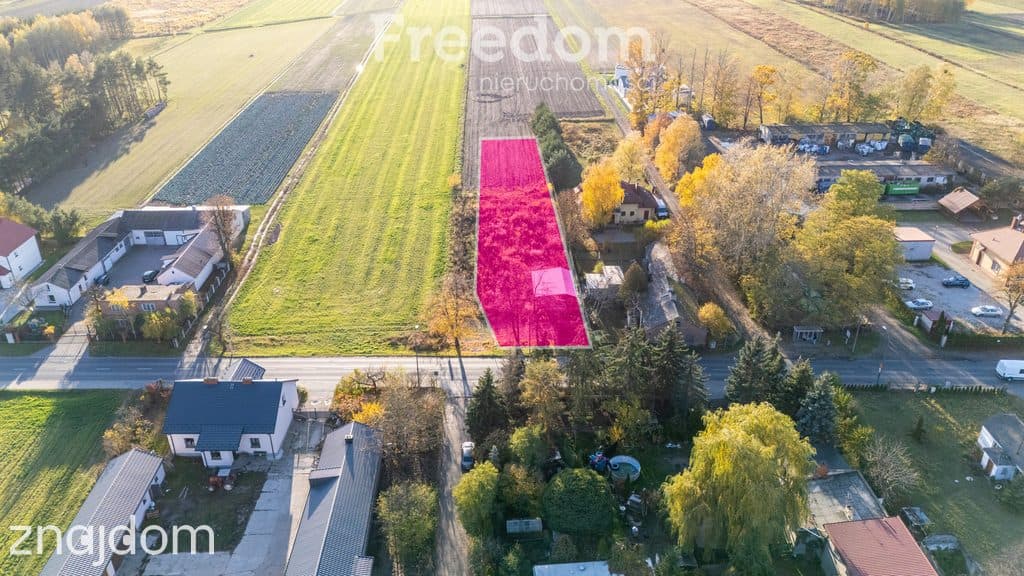Działka pod kameralną inwestycję – 2168 m²
