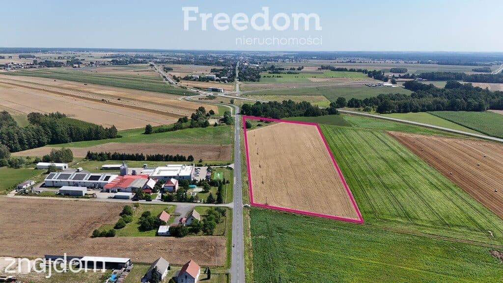 Teren inwestycyjny 3,54 ha | MPZP | DK46