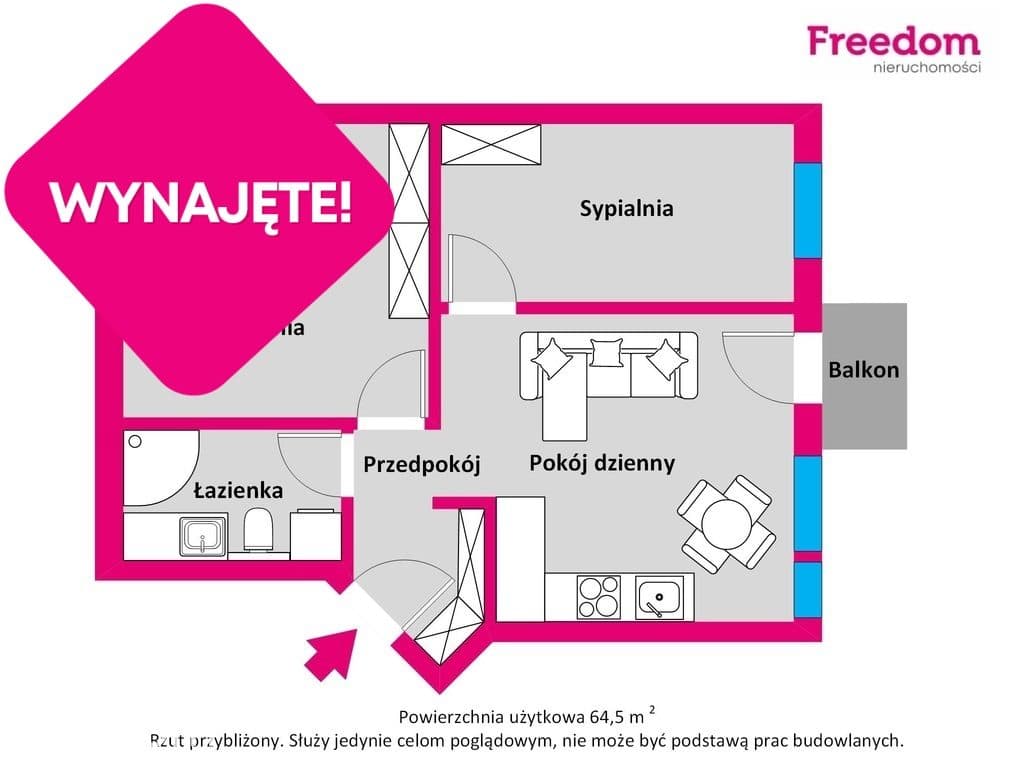 3 pokoje | dwustronne | balkon - zdjęcie 15