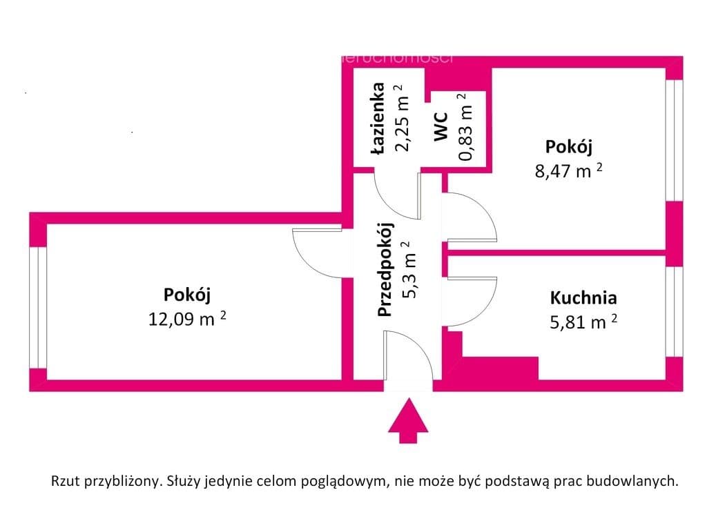 Mieszkanie 2-pokojowe do generalnego remontu - zdjęcie 2