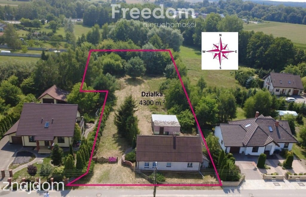Dom z działką 4300 m² blisko Kościelca i Koła