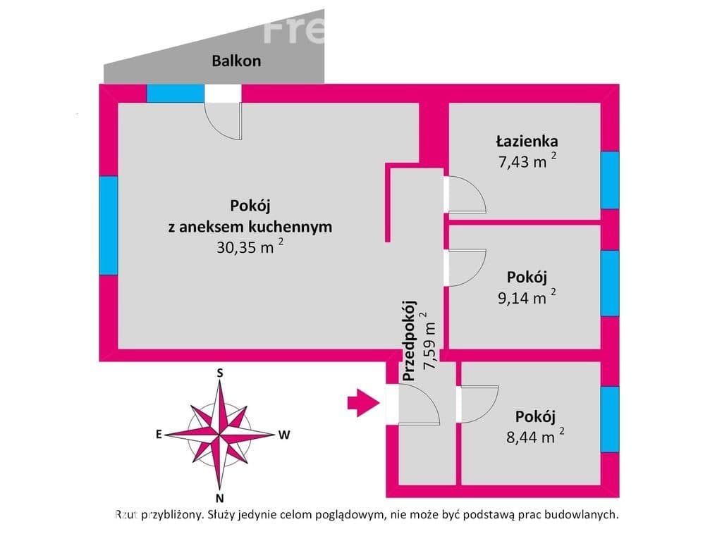 3 pokoje | 62,95 m² gotowe do zamieszkania Jasień - zdjęcie 13