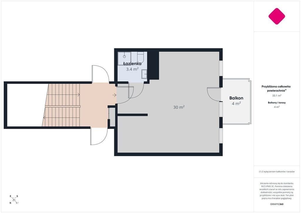 Ustawna kawalerka 33 m² z balkonem | Świdnik - zdjęcie 2