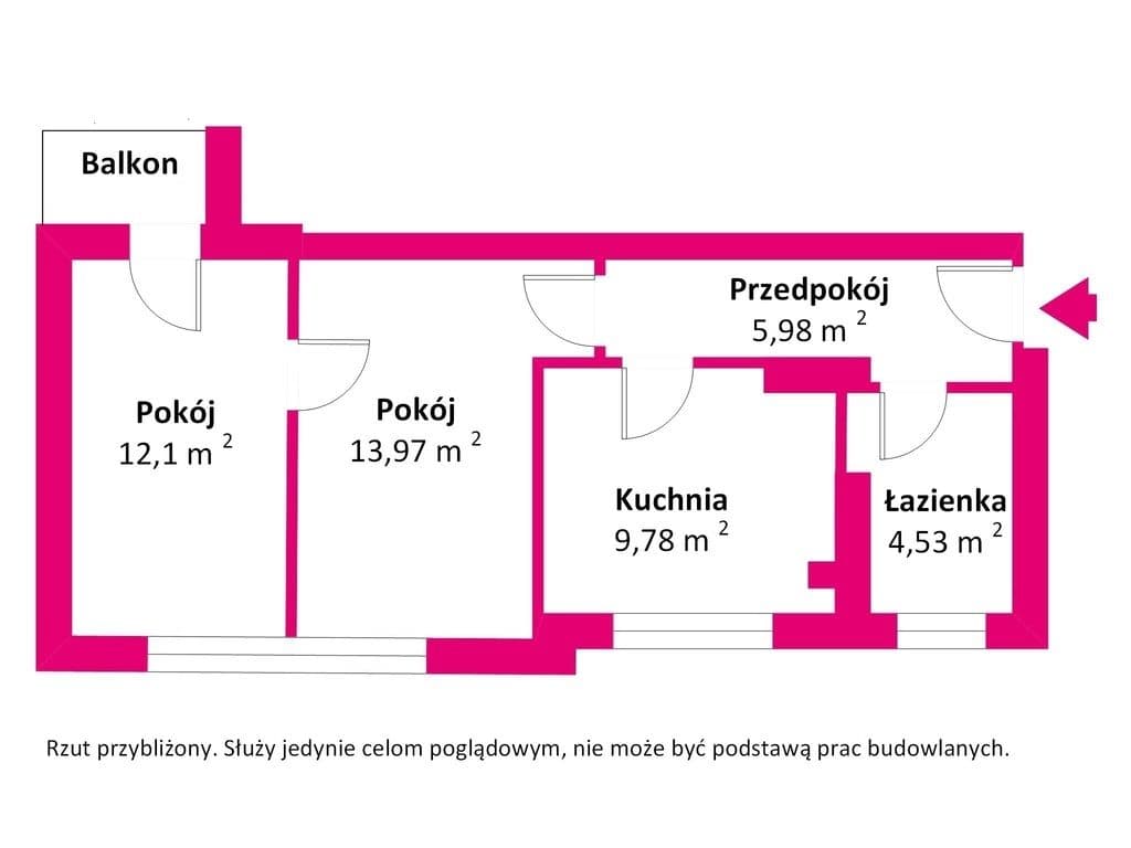 Przestronne 2 pokoje z balkonem w Górze Kalwarii - zdjęcie 11