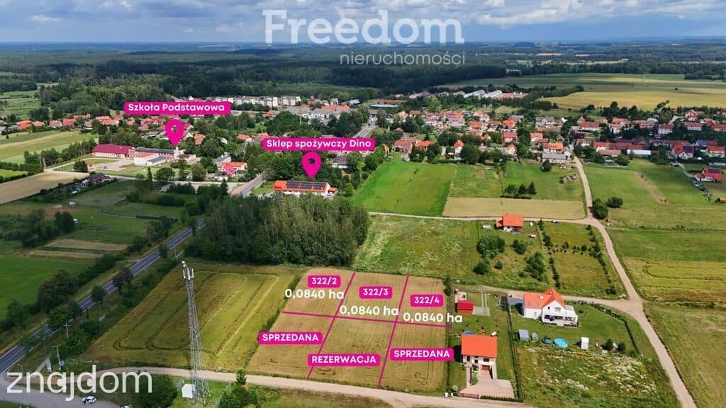 Działka budowlana w Pozezdrzu Mazury