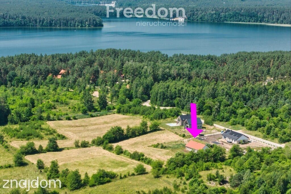 Pluski - dom typu stodoła, piękny widok