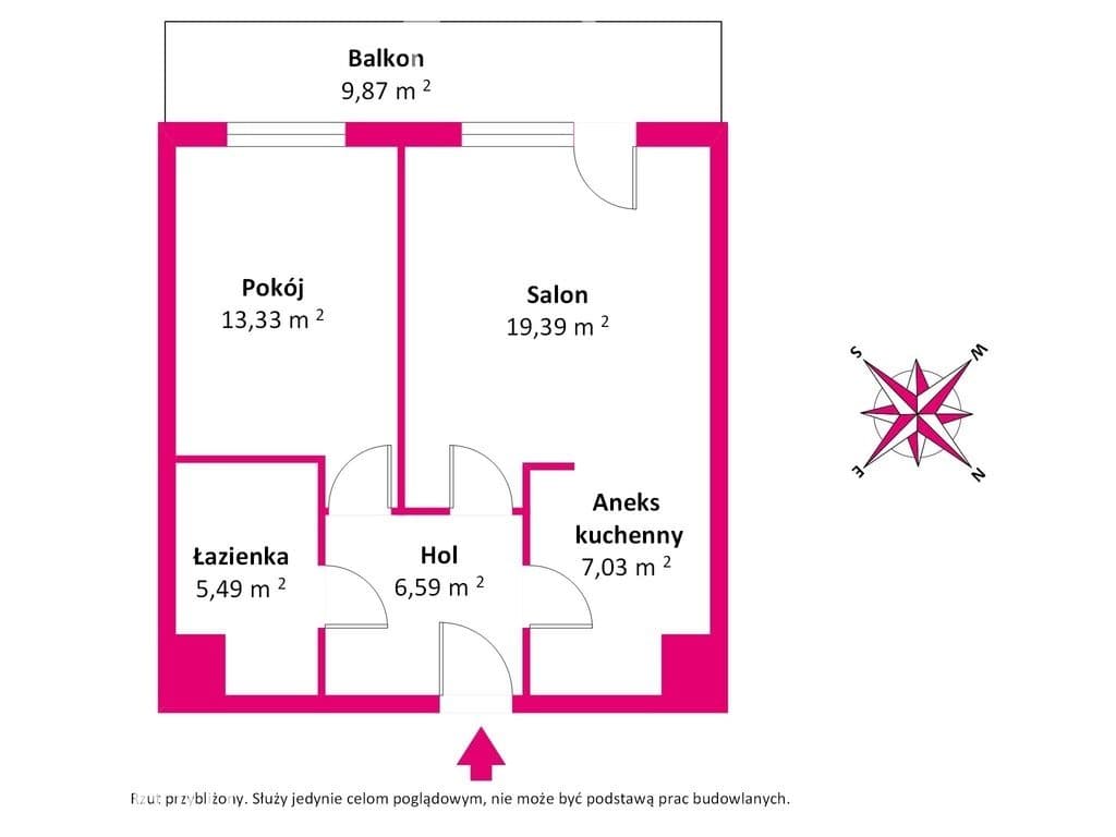 Jasne 2 pokoje na Woli | 51 m² |Ul. Sowińskiego 24 - zdjęcie 11
