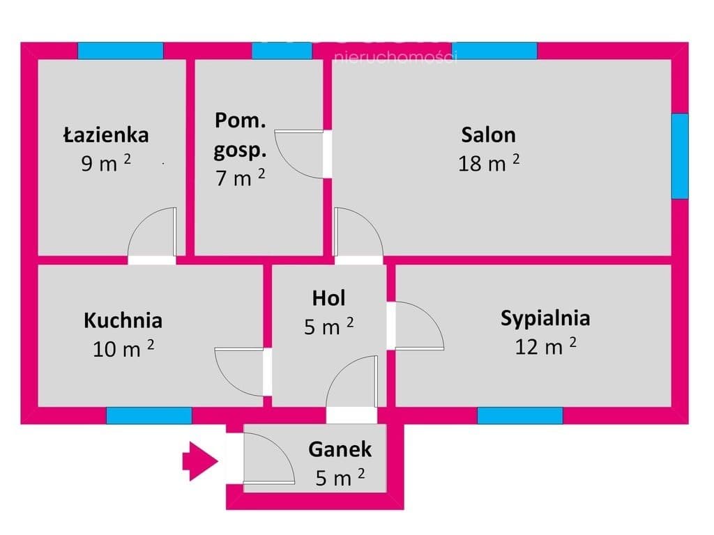 Dom z dużą działką i rzeką w Pruchniku - zdjęcie 4