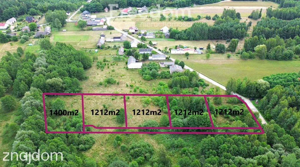Działki 1200m2 w otulinie lasów Gertrudów/Gomunice - zdjęcie 2