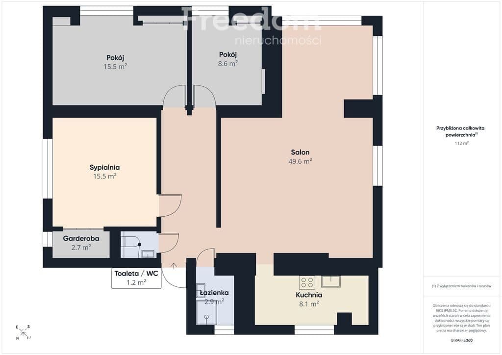 Duże, bezczynszowe mieszkanie 112 m² - zdjęcie 5