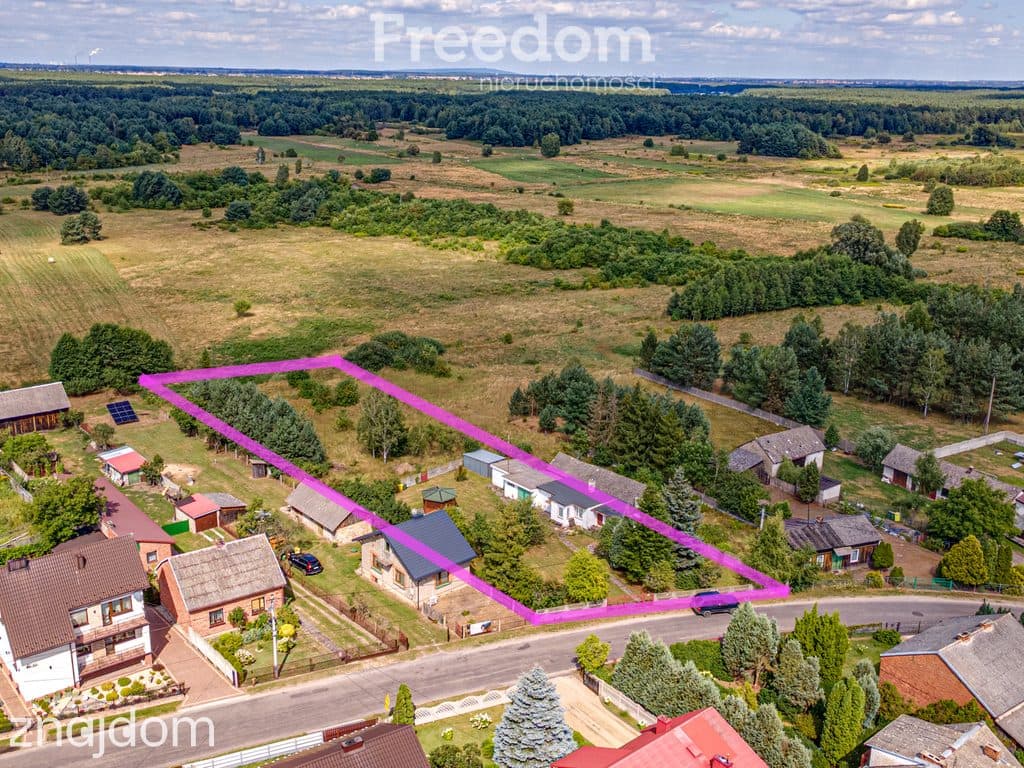 Duża działka z potencjałem