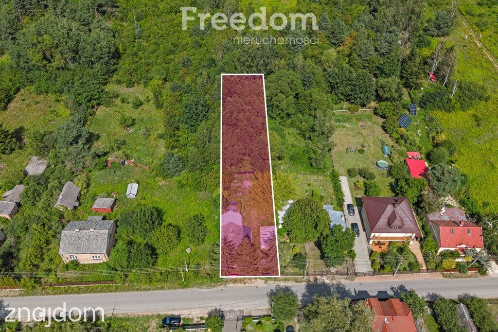 Działka 1200m2 zabudowana domem Runów gm.Piaseczno - zdjęcie 2