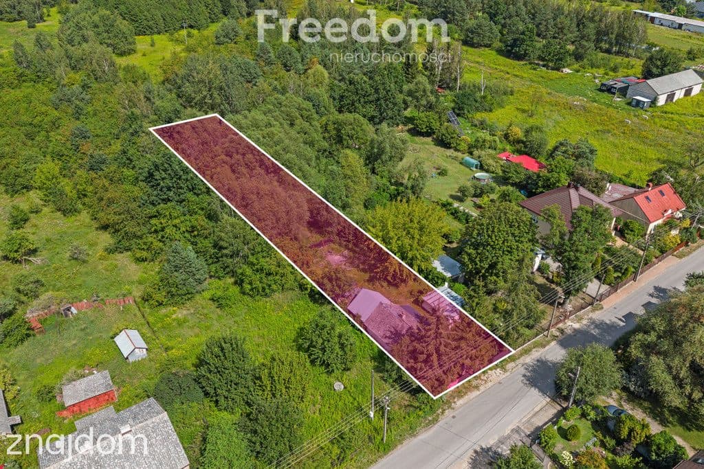 Działka 1200m2 zabudowana domem Runów gm.Piaseczno