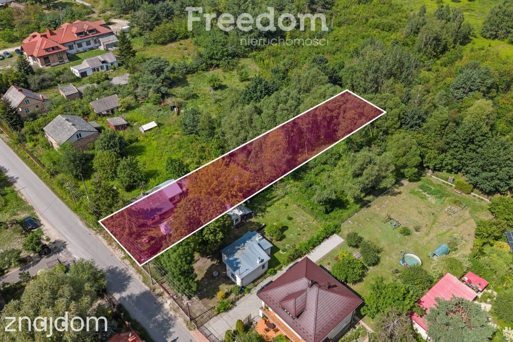 Działka 1200m2 zabudowana domem Runów gm.Piaseczno - zdjęcie 5