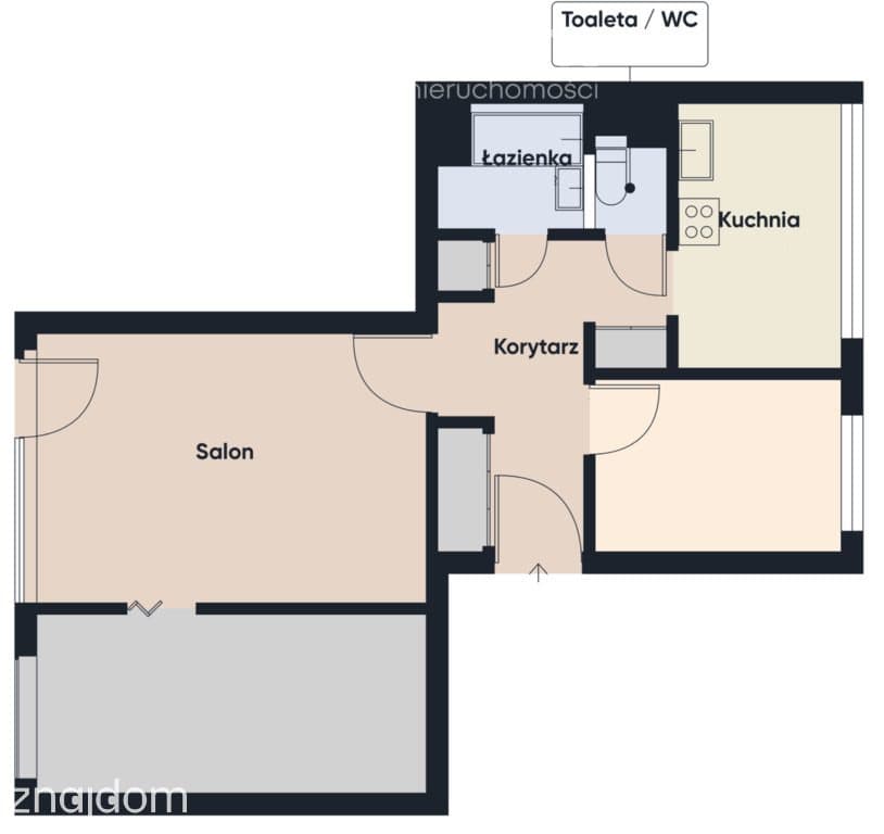 3-pokojowe mieszkanie 47,83 m² z garażem w cenie - zdjęcie 14